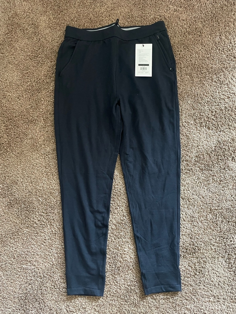 Ministry of Supply Women’s Black Fusion Terry Joggers L NWT